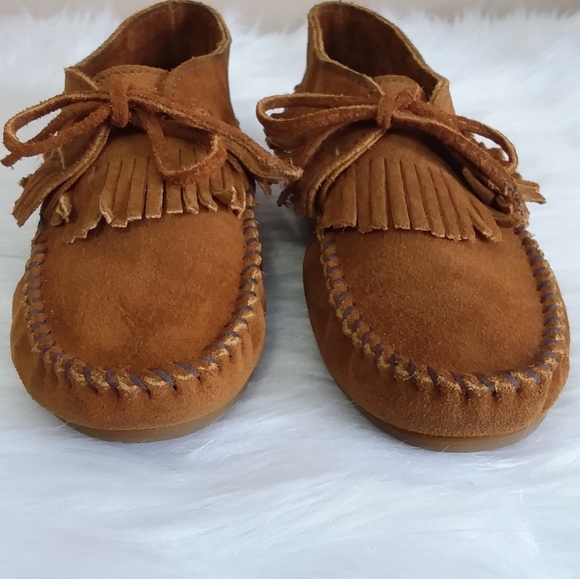 ☆☆SOLD☆☆ Minnetonka Short Ankle Boot Moccasins - Picture 2 of 8